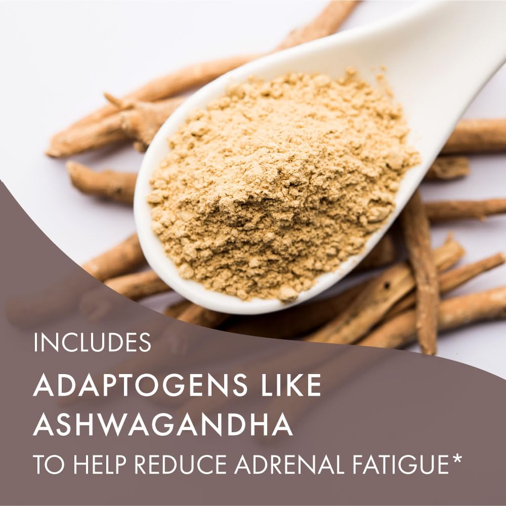 Adrenal Stability by Pure Essence – Adrenal Fatigue Support with Ashwagandha & Holy Basil (60 Caps)