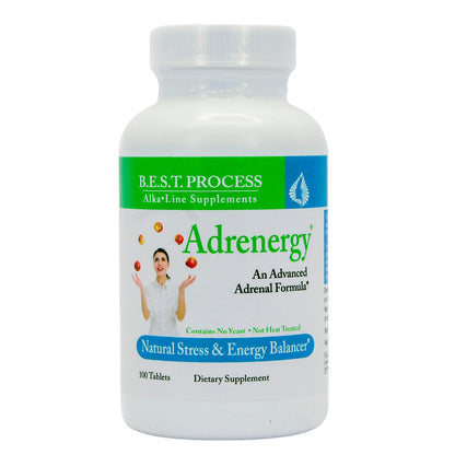 Morter HealthSystem Adrenergy – Natural Adrenal Support with Adrenal Gland Extract & Adaptogens