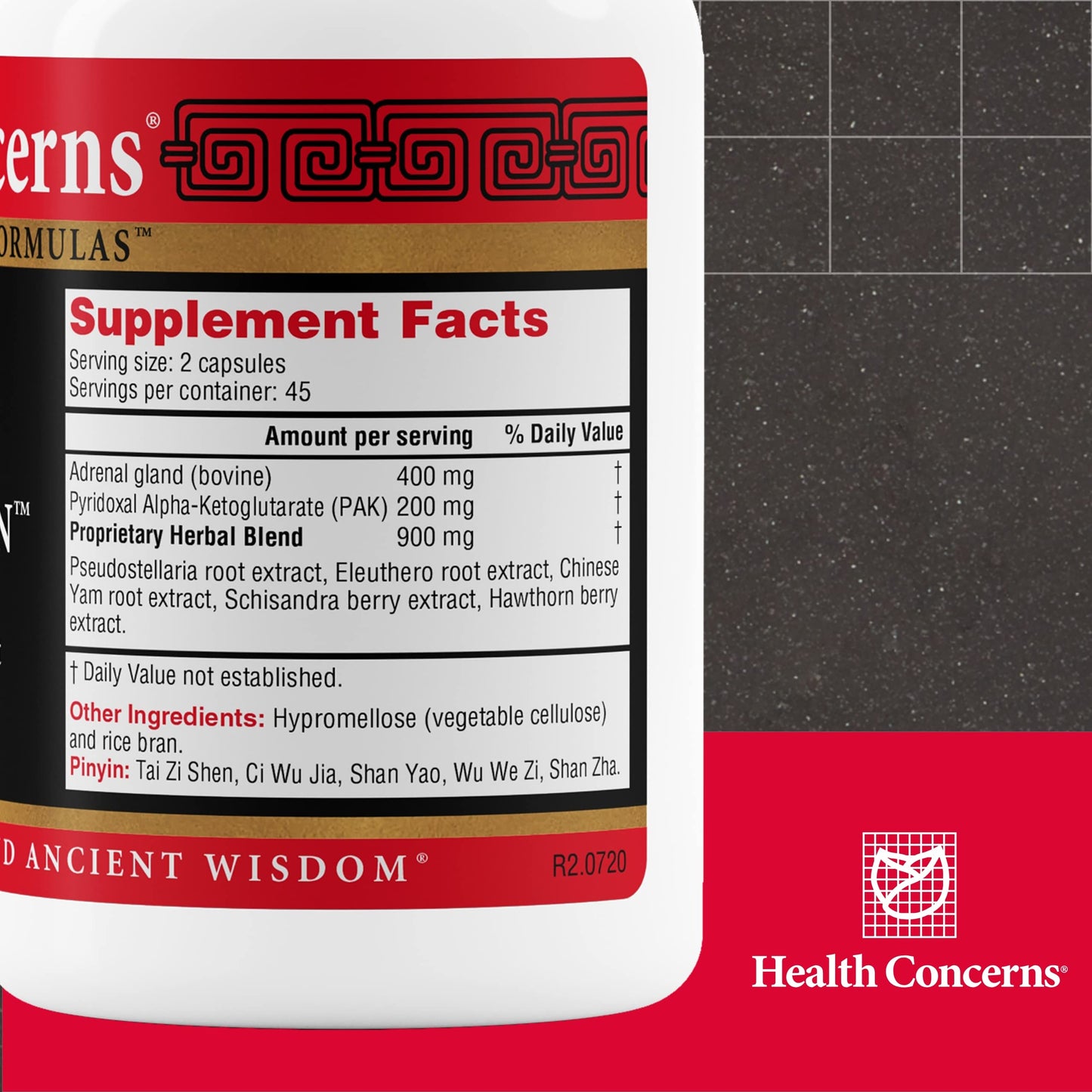 Health Concerns Adrenosen – Adrenal Fatigue & Burnout Support – 90 Capsules