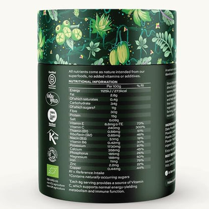 Aduna Organic Super Greens Blend | 100% Natural Superfood Powder for Immune Support & Energy | Vegan Stir-In Powder 250g