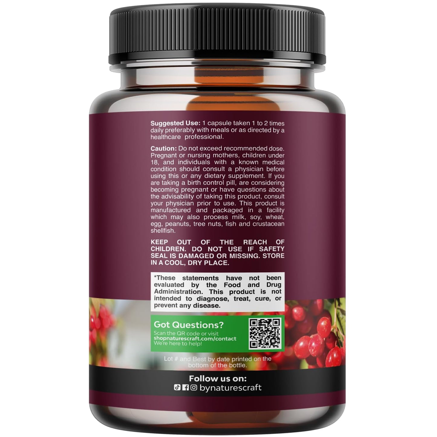 Advanced Kidney Support - Cranberry, Uva Ursi & Astragalus | 60 Capsules
