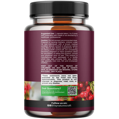 Advanced Kidney Support - Cranberry, Uva Ursi & Astragalus | 60 Capsules