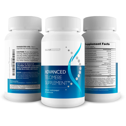 Advanced Telomere Support – Best Telomere Supplement for Anti-Aging, NAD Boost & Nrf2 Activation