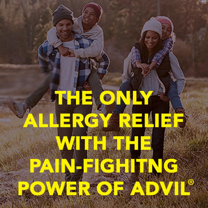 Advil Allergy and Congestion Relief Tablets – Pain Relief, Fever Reducer & Allergy Support