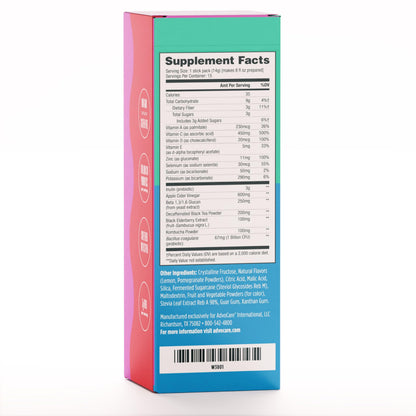 AdvoCare Harmony Kombucha Drink Mix – Digestive & Immune Support (15 Stick Packs)