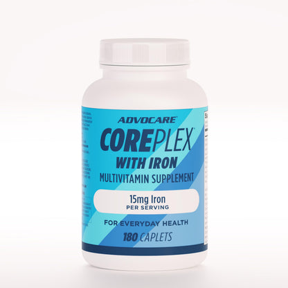 AdvoCare CorePlex with Iron – Multivitamin (180 Caplets)