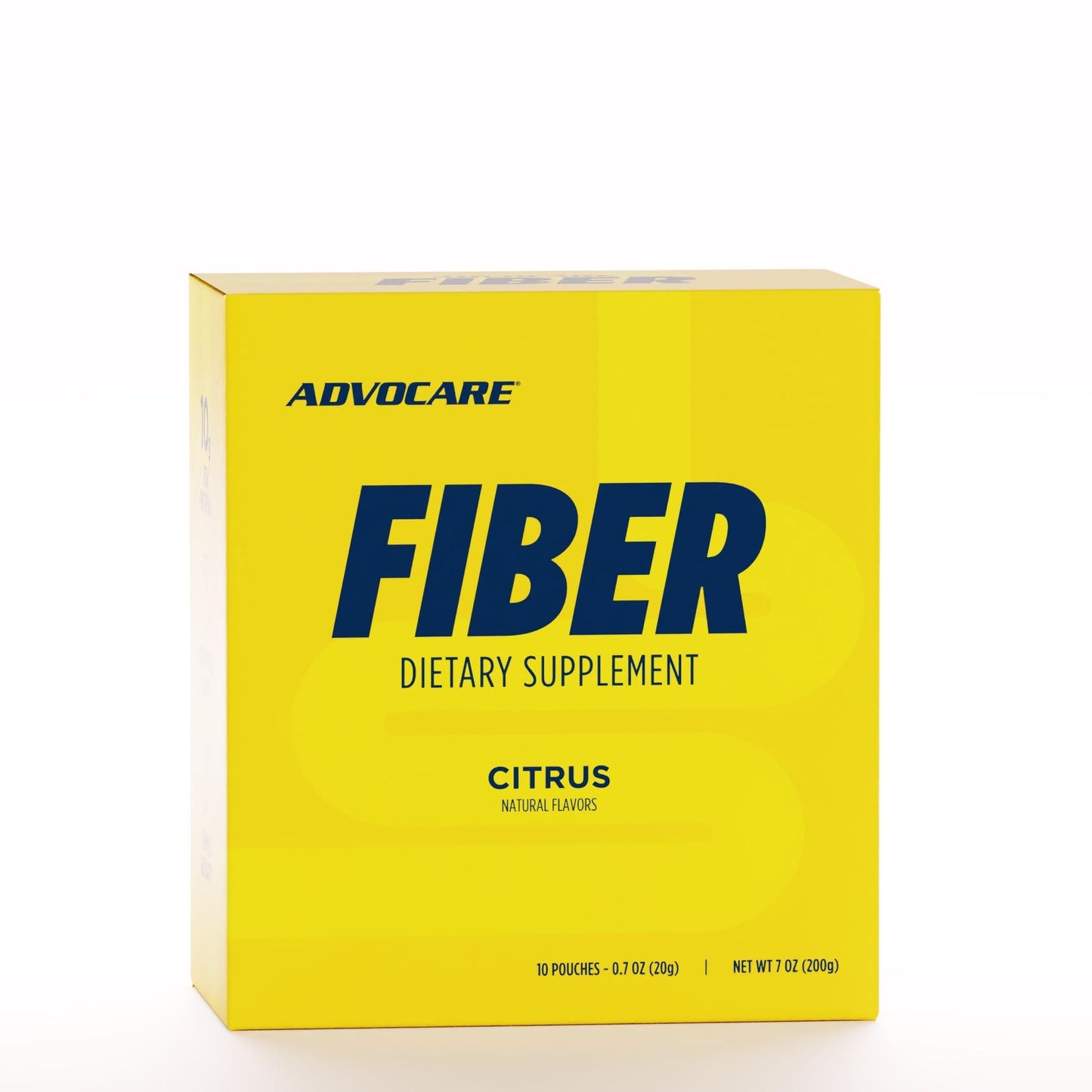 AdvoCare Fiber Dietary Supplement – Daily Fiber Powder with Psyllium Husk (10 Pouches)