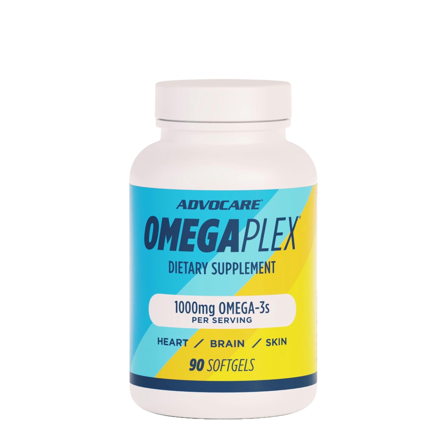 AdvoCare Omegaplex Dietary Supplement - Omega 3 Supplement with DHA & EPA - Essential Fatty Acid to Support Immune, Metabolism & Heart Health* - Aids Healthy Skin, Nails & Hair - 90 Softgels