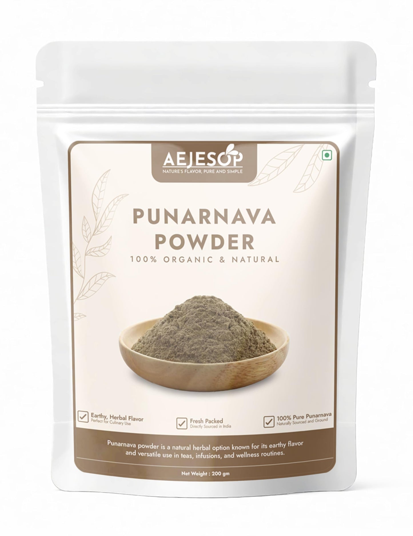 AEJESOP Punarnava Powder – Boerhavia Diffusa, 7oz (200g) | Herbal Supplement