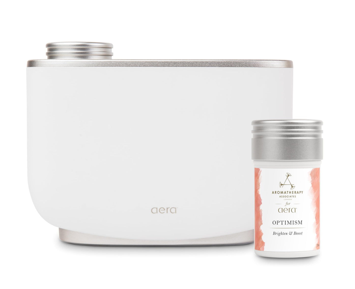 Aera Optimism Aromatherapy Essential Oil Refill – Bergamot, Damask Rose & Basil | Works with The Aera Diffuser