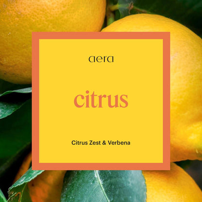 Aera Waterless Essential Oil Diffuser + Citrus Refill for Large Rooms (500–1000 sq ft) | Alexa & App Control