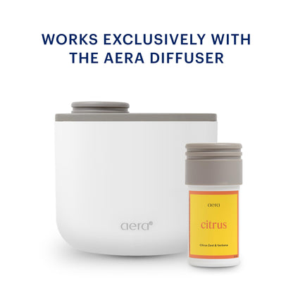 Aera Mini Citrus Essential Oil for Home | Lemon Zest Fragrance for Mini Diffuser