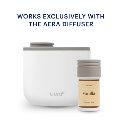 Aera Mini Vanilla – Essential Oil for Home | Vanilla, Tonka & Bourbon Scent Refill for Mini Diffuser