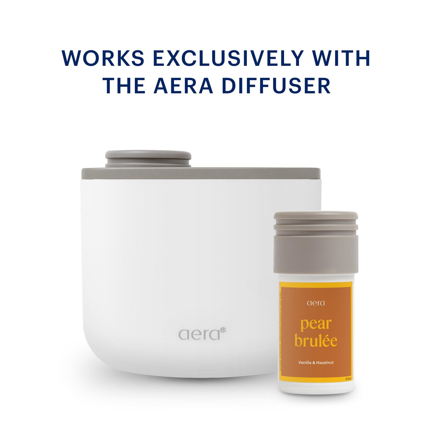 Aera Mini Pear Brulee – Essential Oil for Home | Vanilla & Hazelnut Fragrance