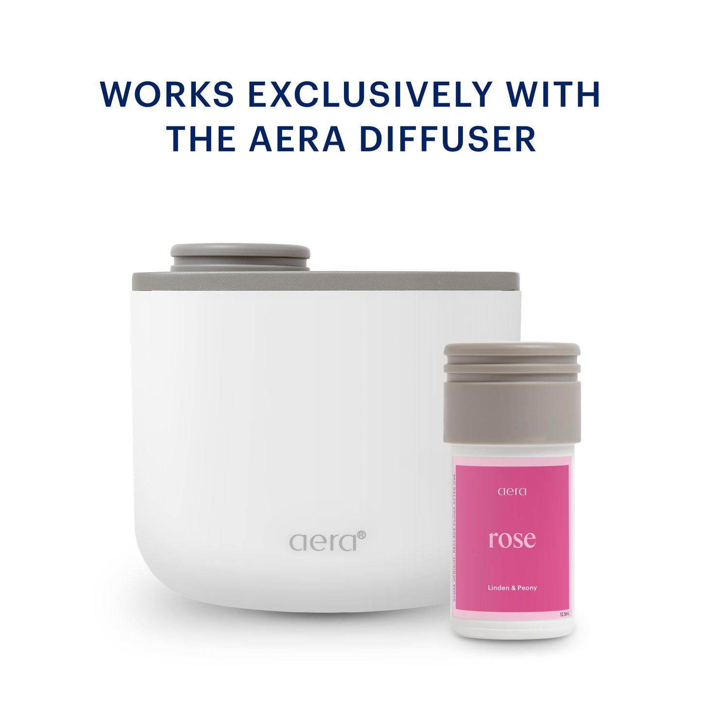 Aera Mini Rose - Essential Oil for Home | Fresh and Sensuous Floral Fragrance | Scent Refill for Mini Diffuser