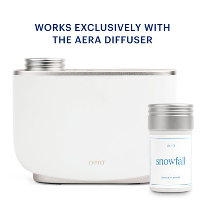 Aera Snowfall – Smart Home Scent Refills | Crisp Winter & Pine | Up to 3 Months
