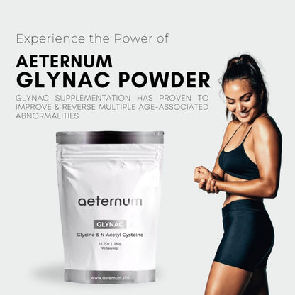 Aeternum GlyNAC Glycine & NAC Powder 360g | Purity Tested
