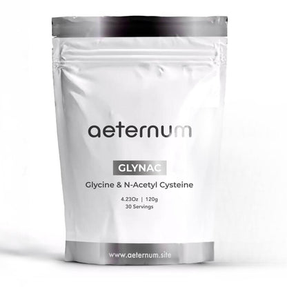 Aeternum GlyNAC Powder 120g - Supports Cellular & Mitochondrial Health