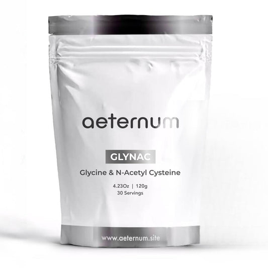 Aeternum GlyNAC Powder 120g - Supports Cellular & Mitochondrial Health BritishVita | Premium UK Vitamins & Wellness Supplements