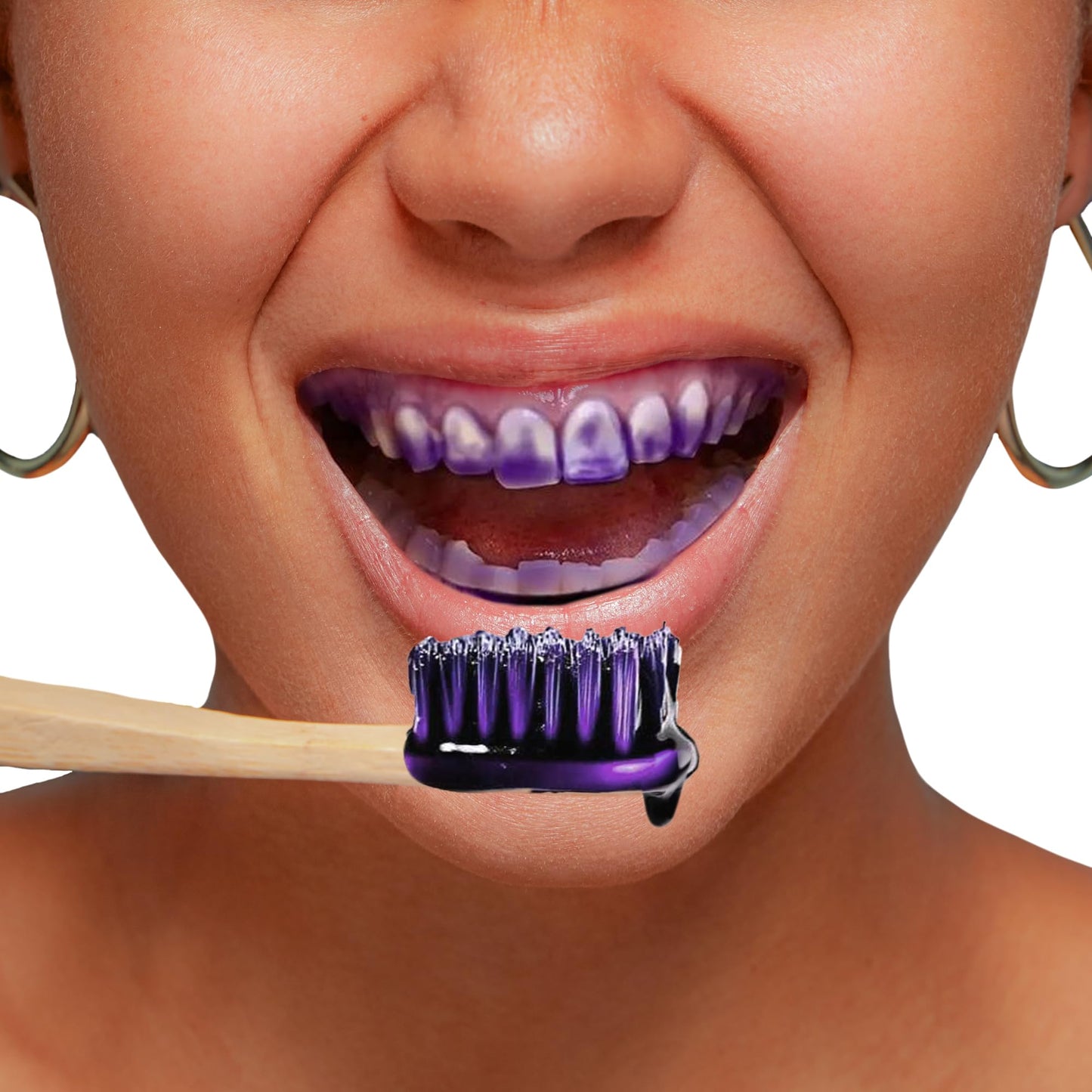 AFD Prime Purple Toothpaste – Color-Correcting, Peroxide-Free Teeth Whitening (130g)