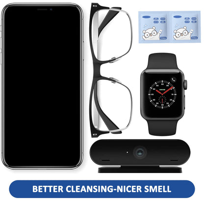 200 PCS Anti-Fog Lens Wipes for Glasses – Scratchless, Safe Cleaning