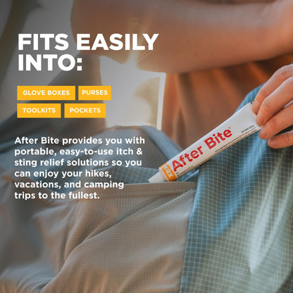 After Bite Xtra Formula Gel - Itch Relief with Diphenhydramine HCl | 0.7 oz Travel Pack (4 Pack) - Mosquito, Bee & Fire Ant Bites