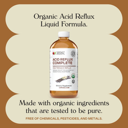 Acid Reflux Complete 8oz – Organic Liquid Heartburn Relief | Complete Natural Products