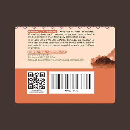 Longevity Botanicals Agarikon Mushroom Extract Capsules (120) – 10:1 Concentrate, 100% Fruiting Bodies