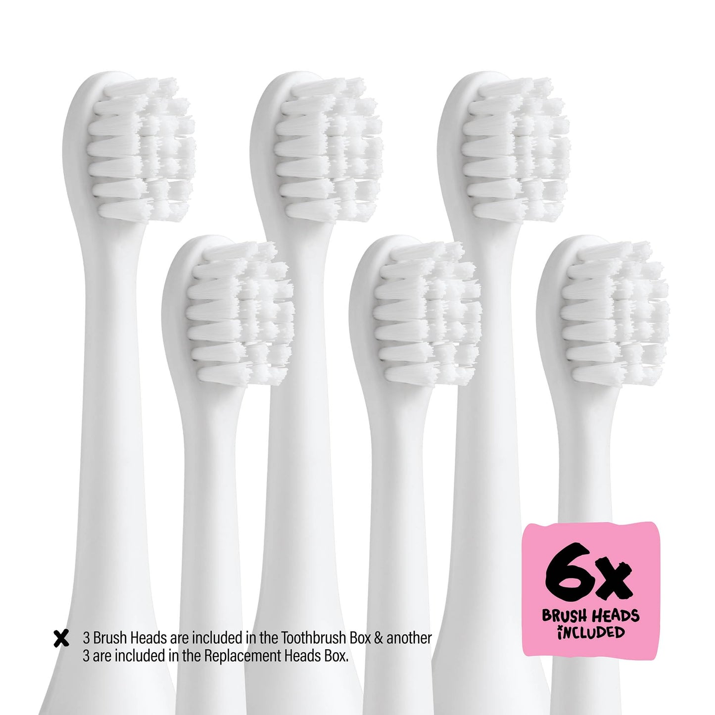 Made by Dentists Kids Electric Toothbrush – Rechargeable, 6 Replacement Heads (Cheetah)