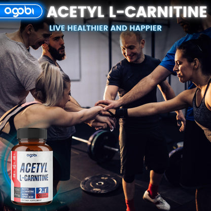 agobi Acetyl L-Carnitine & Alpha Lipoic Acid Complex 1500mg | Brain Health, Focus & Mood