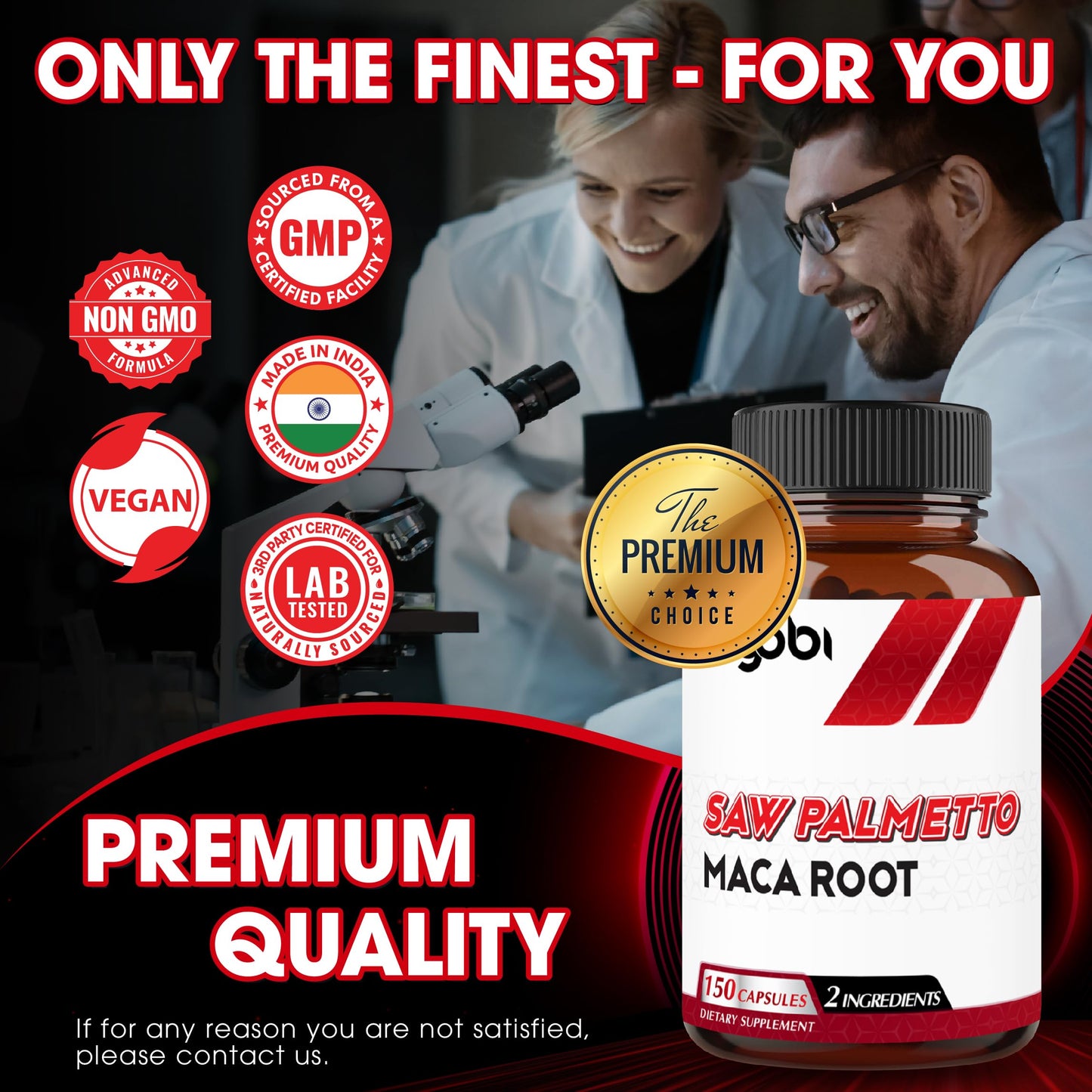 Agobi Saw Palmetto + Maca Root – Hair Health & Energy (150 Veggie Caps)