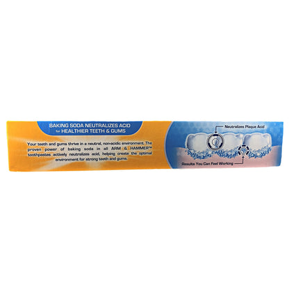 A&H Peroxicare Tart 6 oz - Baking Soda Toothpaste, Tartar Control (Pack of 5)