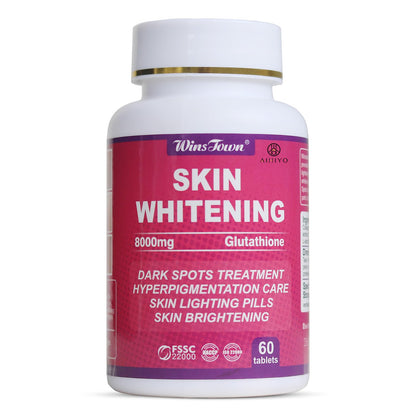 AIHIYO Skin Whitening Pill | 8000mg Glutathione, Dark Spots & Melasma, 60 Tablets