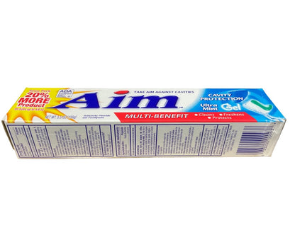 Aim Cavity Protection Mint Gel 5.5z - Pack of 6