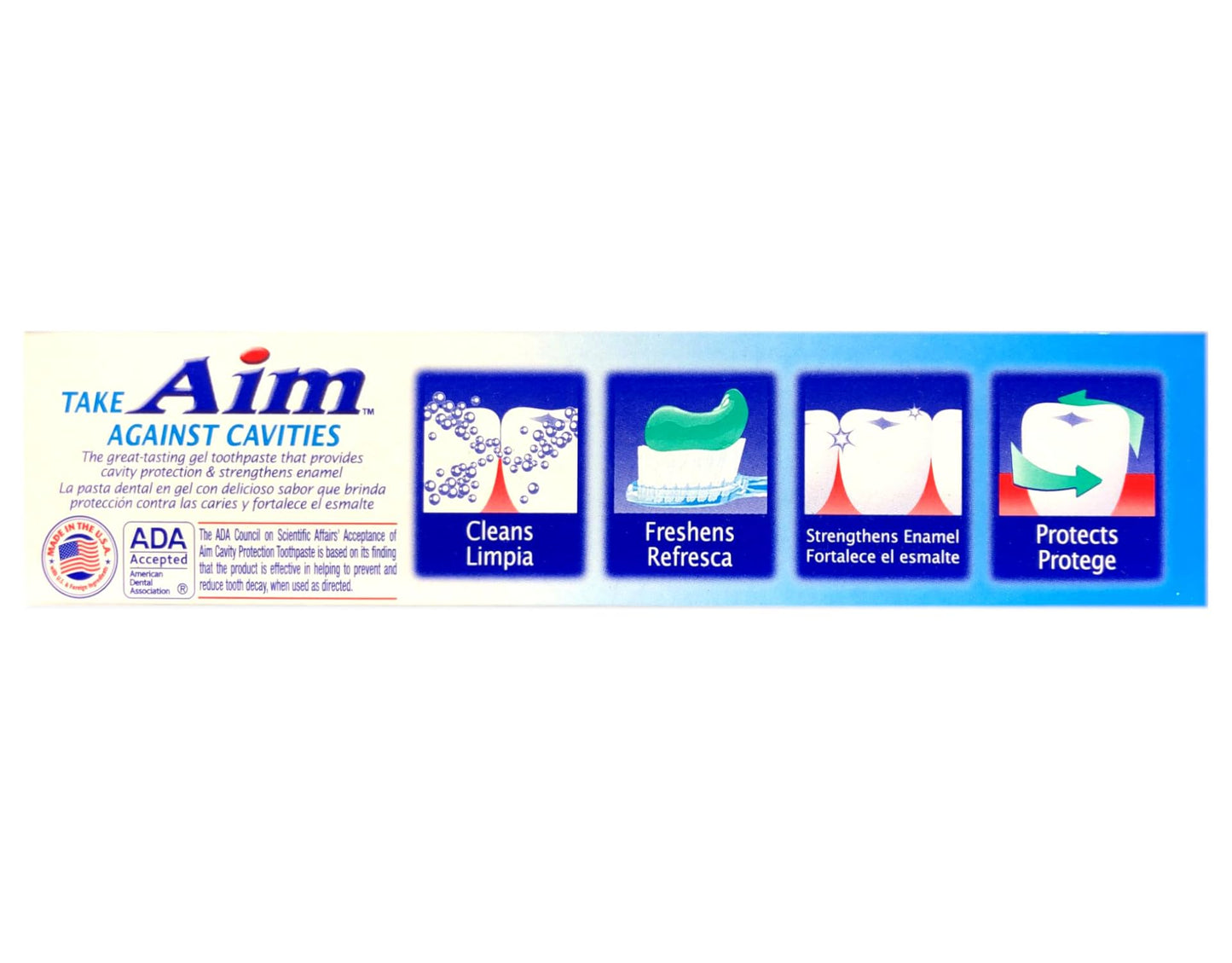Aim Cavity Protection Anticavity Fluoride Toothpaste Ultra Mint - 5.5 oz