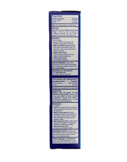 Aim Kids Gel Fluoride Toothpaste - Mega Bubble Berry 4.4 oz Pack of 2