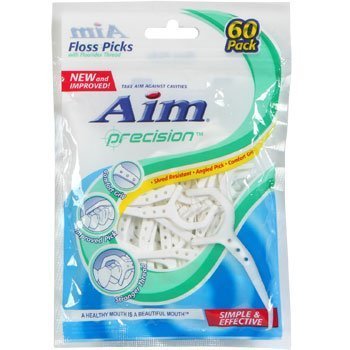 Aim Precision Floss Picks, 60-ct Packs (Pack of 5) – Oral Care