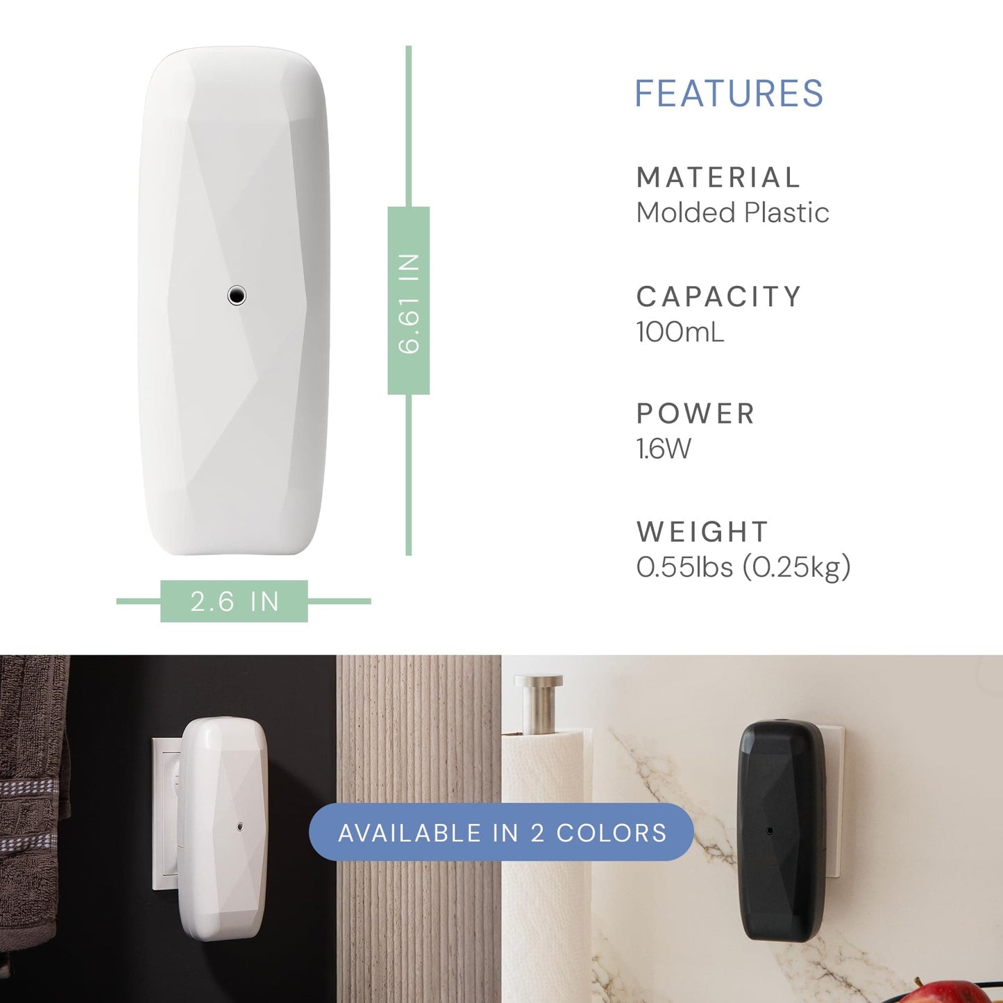 Air Esscentials The Diamond Smart Scent Air Machine – Bluetooth App-Controlled, 500 sq ft