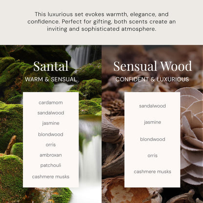 Air Esscentials Diamond Gift Set – Smart Scent Diffuser (Santal & Sensual Wood)