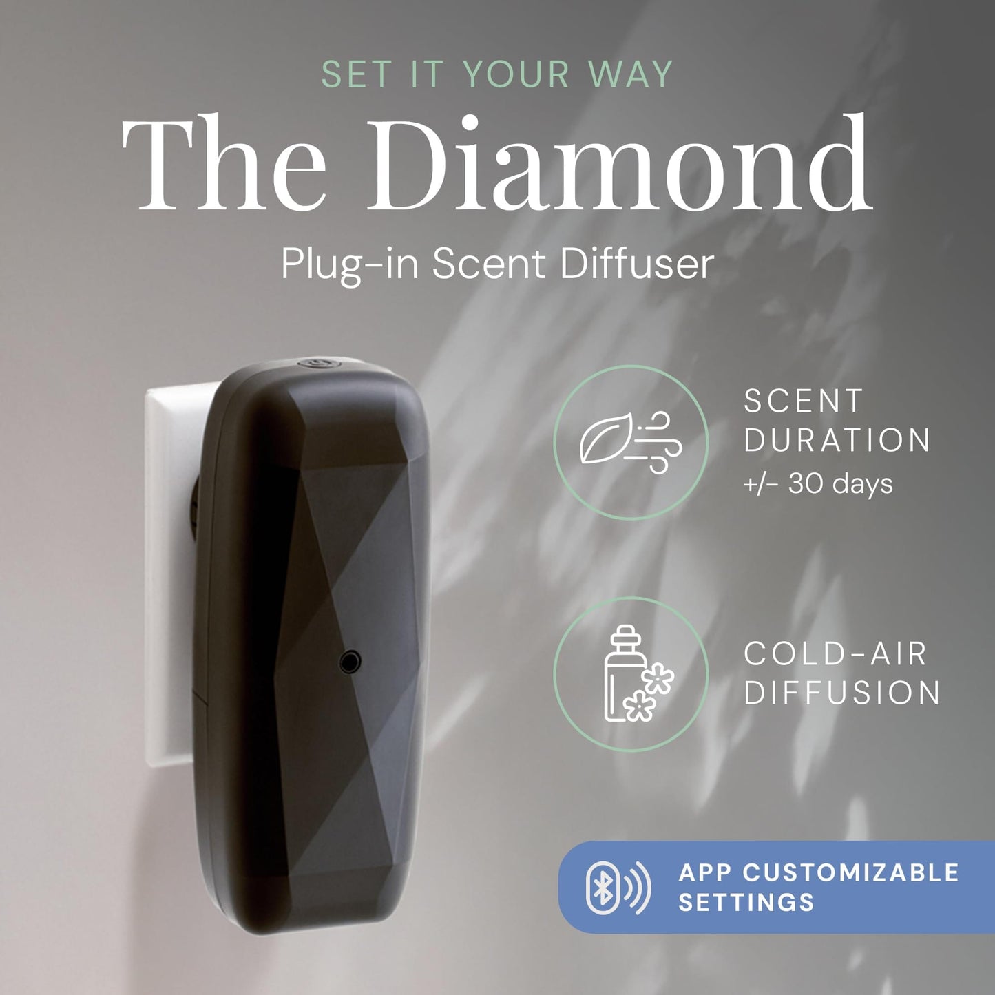 Air Esscentials Diamond Gift Set – Smart Scent Diffuser (Waterless)