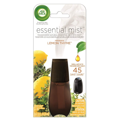 Air Wick Essential Mist Lemon Thyme Refill – 1ct | Essential Oil Diffuser