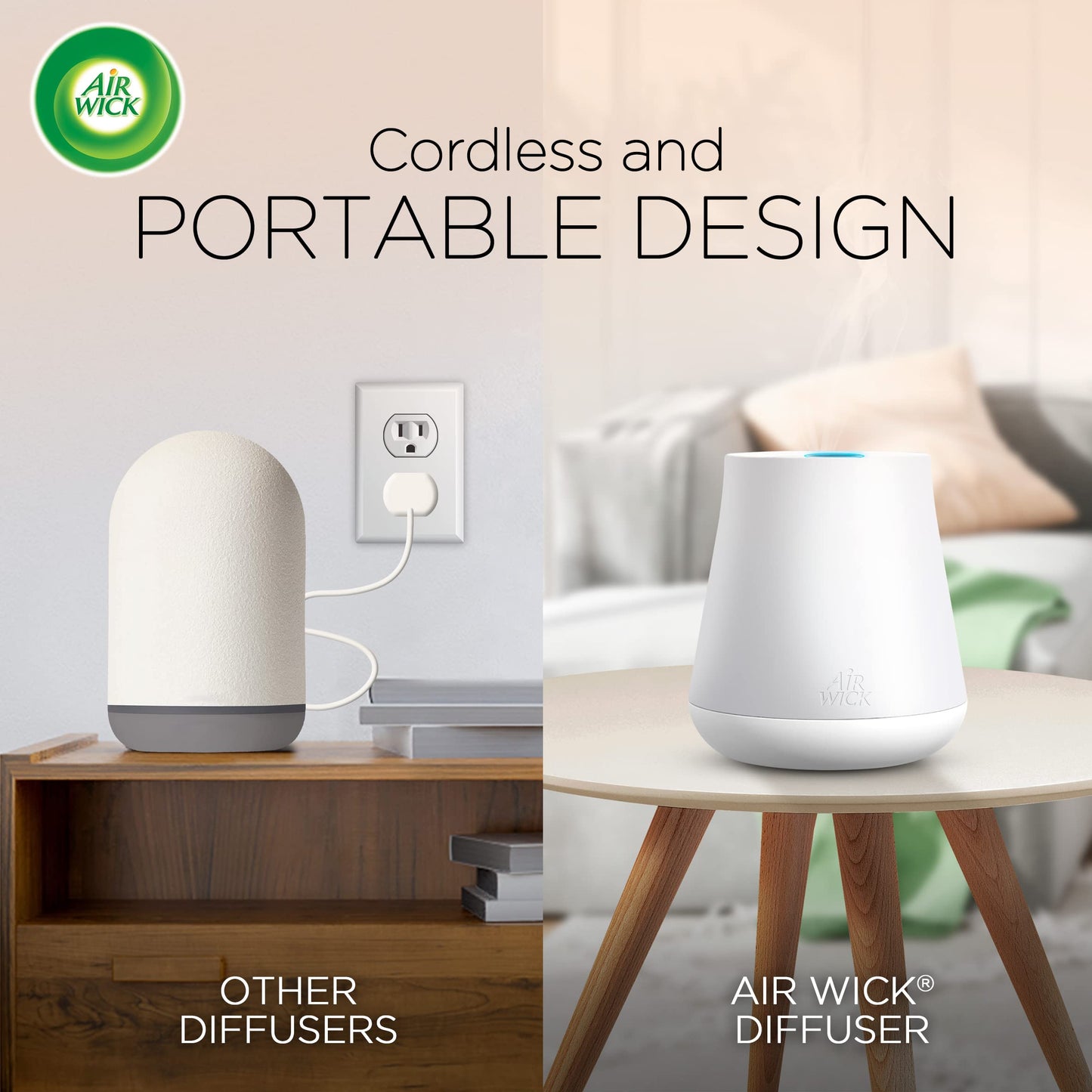 Air Wick Essential Mist Starter Kit - Diffuser + Refill | Joy Essential Oils Diffuser