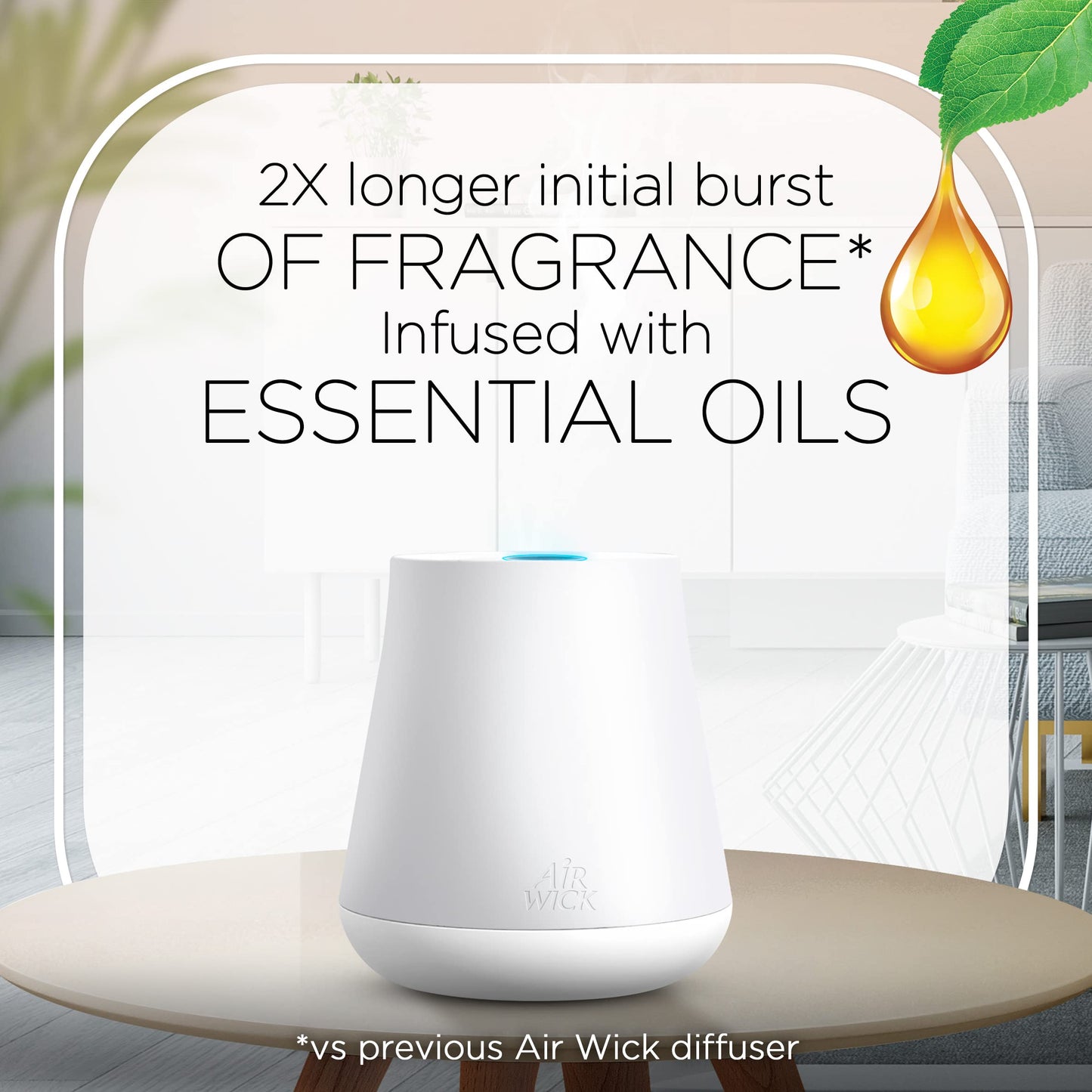 Air Wick Essential Mist Starter Kit - Diffuser + Refill | Joy Essential Oils Diffuser