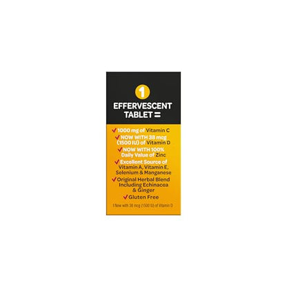 Vitamin C 1000mg Immune Support Tablets | Airborne Very Berry 36 Ct