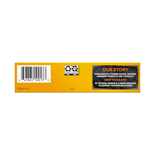 Vitamin C 1000mg Immune Support Tablets | Airborne Very Berry 36 Ct
