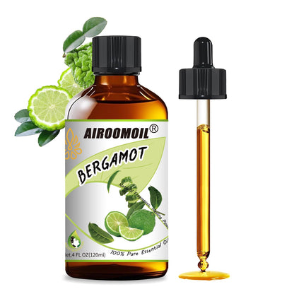 Bergamot Essential Oil – Pure Citrus for Diffusers & Soap Making | Airoomoil 4 fl oz