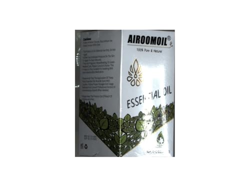 Airoomoil Jasmine Essential Oil – 100% Natural, Premium Grade, 4 oz (120 ml) for Diffusers, Skin Care & Aromatherapy