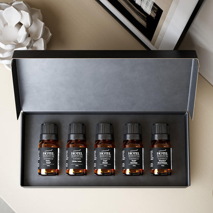 AirScent Hotel Diffuser Oil Gift Set – Tranquil Hotel Scents (10 mL) Inspired by The White Lotus, Capri Brezza, Floral Breeze
