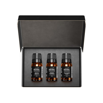 AirScent Christmas Tree Diffuser Oil 3 Pack Gift Set - 10 mL Each | Evergreen Wonderland, Balsam Fir & Snow Spruce