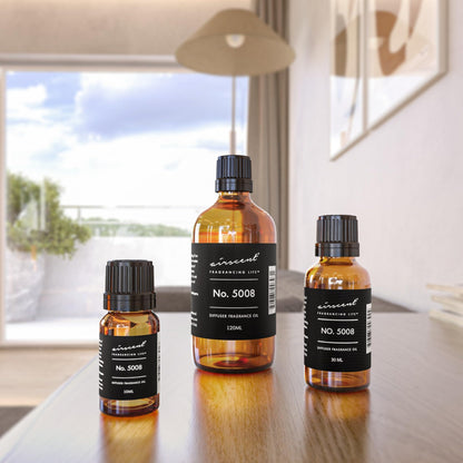 AirScent Diffuser Oil – Tobacco Vanille Inspired Perfume Dupe No. 5008 (120 ml) – Fragrance Oil for Diffusers & Crafting